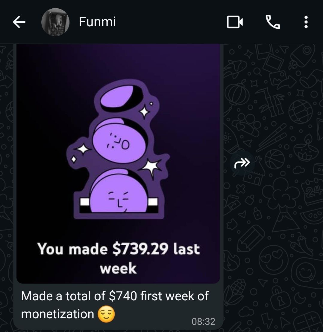 Funmi earnings